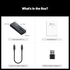 Fosi Audio DS1 USB C DAC Headphone Amp DSD512 ES9038Q2M HiFi Mini Audio Adapter - Image 7