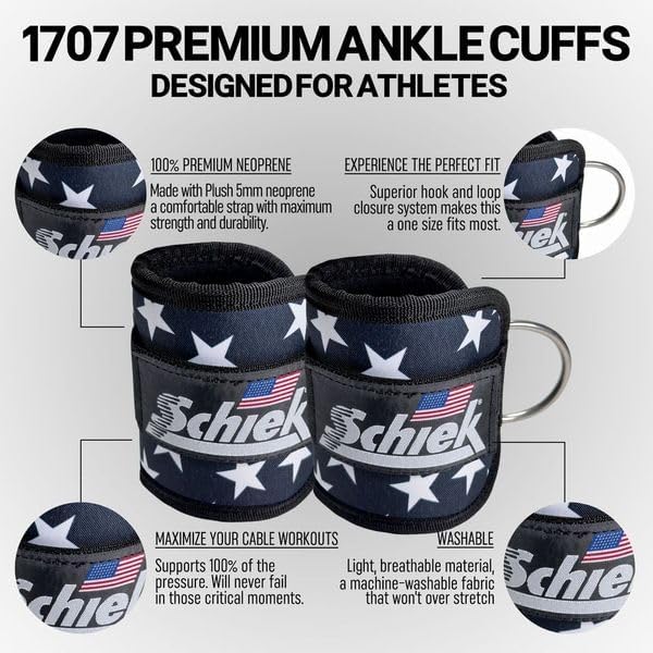 Schiek Sports 1707 Ankle Cuffs - Image 3