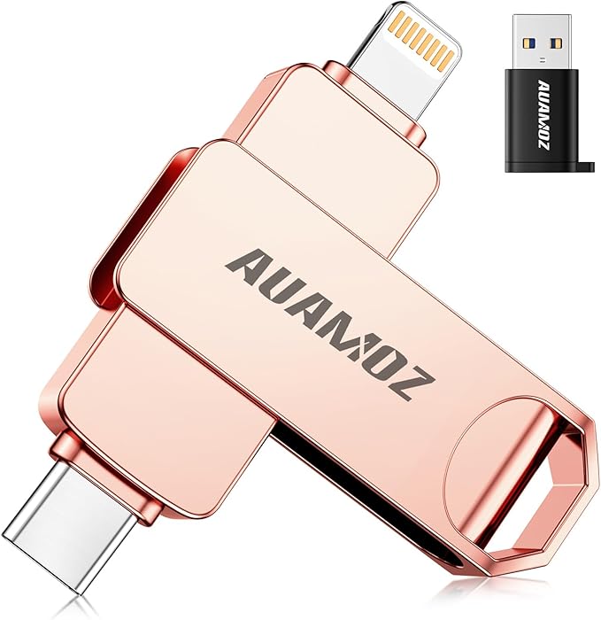 512GB Flash Drive Intended for iPhone, Memory Stick Storage Files Photos Videos by AUAMOZ