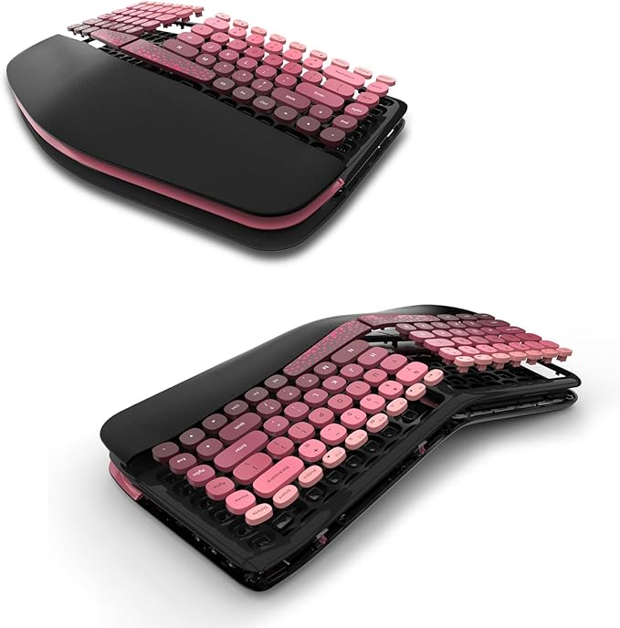 Ergonomic Wireless Keyboard and Mouse Set Wireless Keyboard Silent Mice Set - Image 8