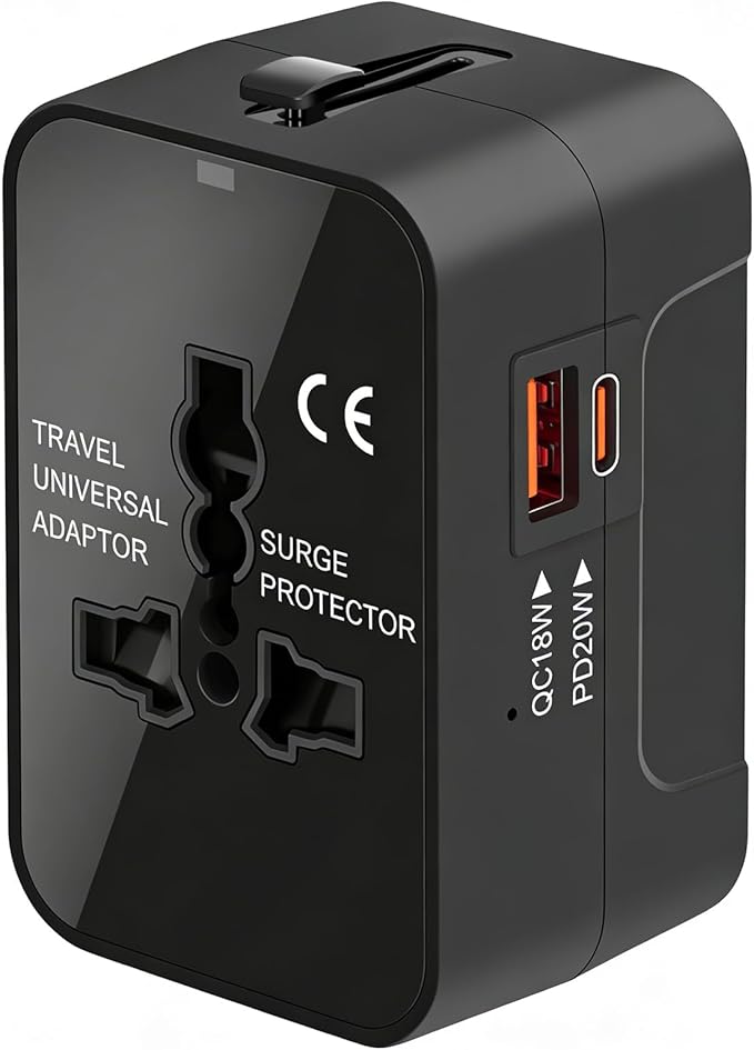 Universal Travel Adapter Worldwide, GaN Fast Charging by MINGTONG