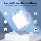 for iPhone 14 13 12 11 Fast Charger, 3 Pack 20W USB C Charger Block - Image 3