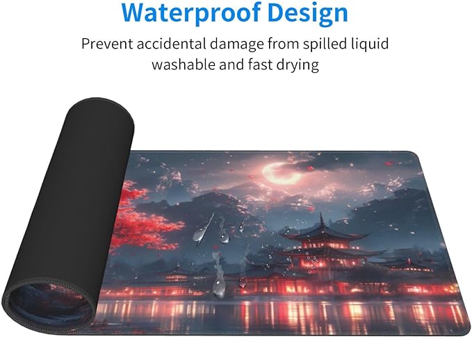 Gaming Mouse Pad Desk Pad, Extended Big Mouse Pad, 31.5x11.8 Inch Long Computer - Image 4