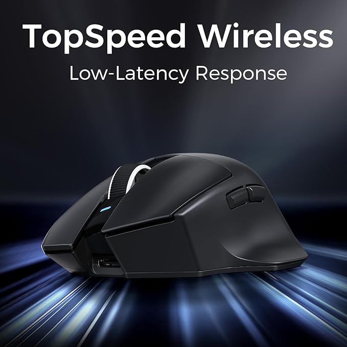 G7 Lightweight Ergonomic Wireless Mouse, PAW3311 12K DPI Sensor, Tri-Mode - Image 5