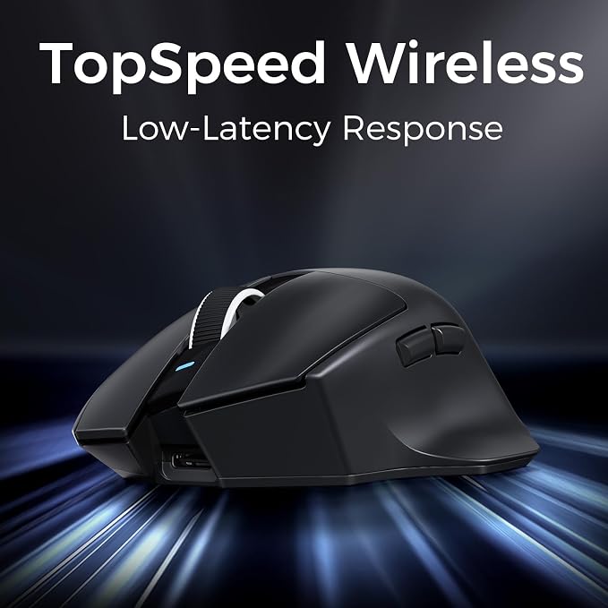 G7 Lightweight Ergonomic Wireless Mouse, PAW3311 12K DPI Sensor, Tri-Mode - Image 5