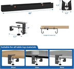 Zilink No Dril Under Desk Cable Management Tray 40" Cord Organizer - Image 4