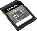 PNY 128GB Elite Class 10 U1 V10 SDXC Flash Memory Card - Image 2