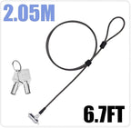 I3C Laptop Cable Lock Hardware Security Cable Lock Anti Theft 6.7FT Cable Lock - Image 7