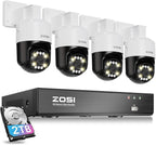 ZOSI 4K PoE Security Camera System by ZOSI