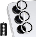 for Samsung Galaxy A16 Camera Lens Protector, Individual Metal Ring Tempered by Btscase
