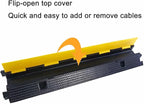 Rubber Cable Ramp Cord Cover Cable Protector Ramps Wire Hose Protective 1 - Image 3