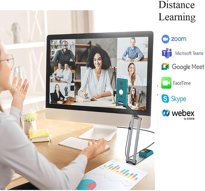 IRIScan Visualizer Webcam Document Camera v7:4K UltraHD-13MP, Free Readiris PDF - Image 4
