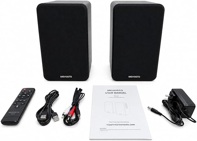 Active Bookshelf Speakers 36W RMS - Image 8