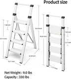 Taranta 4 Step Ladder, Lightweight Aluminum Step Stool - Image 6