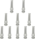 LeMotech 10Pcs NPT 3/8" IP68 Waterproof Cable Gland Flex Spiral Strain Relief by LeMotech