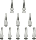 LeMotech 10Pcs NPT 3/8" IP68 Waterproof Cable Gland Flex Spiral Strain Relief by LeMotech