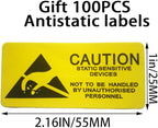 100pcs 5.9x7.87in/15x20cm Anti Static Bags, Premium ESD bags Resealable - Image 9