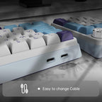 K68 Pro Gaming Keyboard, Layout Compact Wireless Mechanical Keyboard, Gasket - Image 6