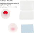 36 Pieces Medium Earbud Tips Soft and Comfortable Ear Bud Replacement Pieces - Image 6