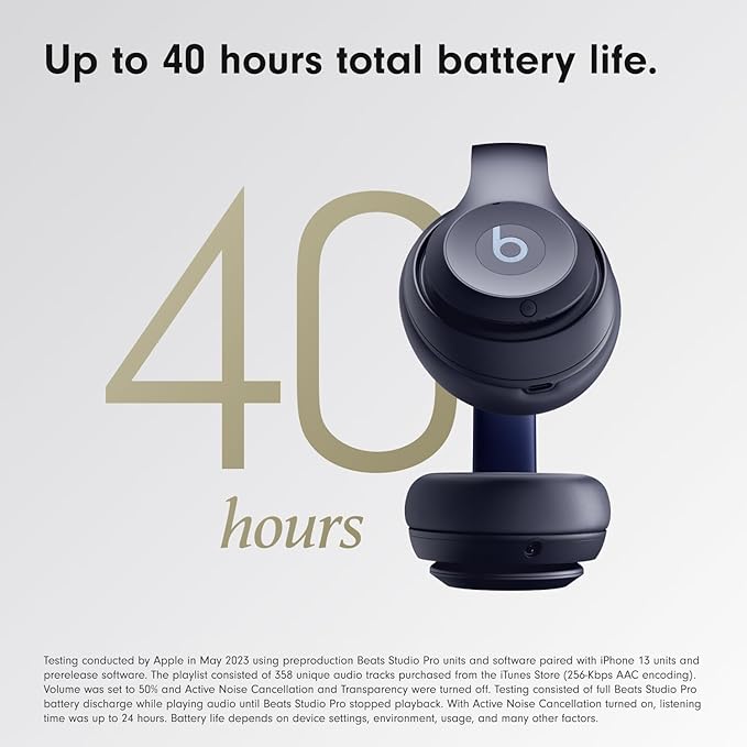 Beats Studio Pro Premium Wireless Over-Ear Headphones- Up to 40-Hour Battery - Image 4