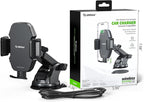 Car Phone Holder &15W Wireless Fast Charger, Auto-Clamp Qi Charging Mount - Image 8