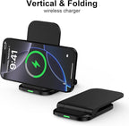 Wireless Charger Stand Samsung Wireless Charger Fast Charging Foldable Phone - Image 2
