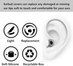 Earbud Replacement Tips Silicone Earbud Tips Earbud Covers Fit - Image 4