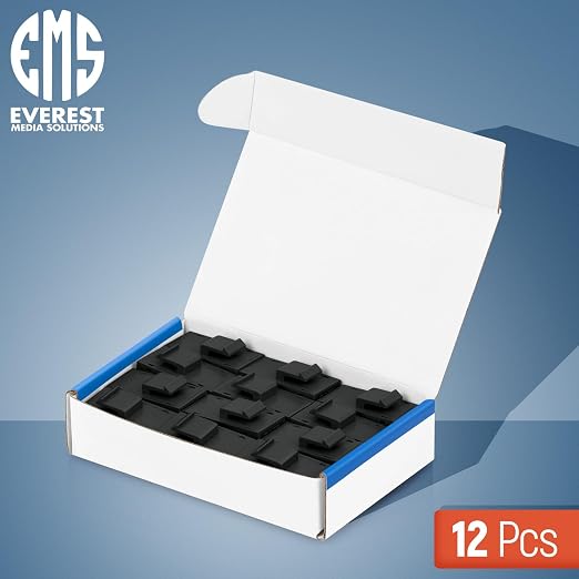 Everest Cat6 RJ45 Keystone Coupler in Black - Image 2