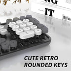 Wireless Keyboard and Mouse, KOOTOP Cute Keyboard and Mouse, 2.4G Wireless - Image 2