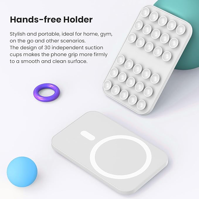 Patented Magnetic Sticky Phone Suction Grip Mount - Image 3