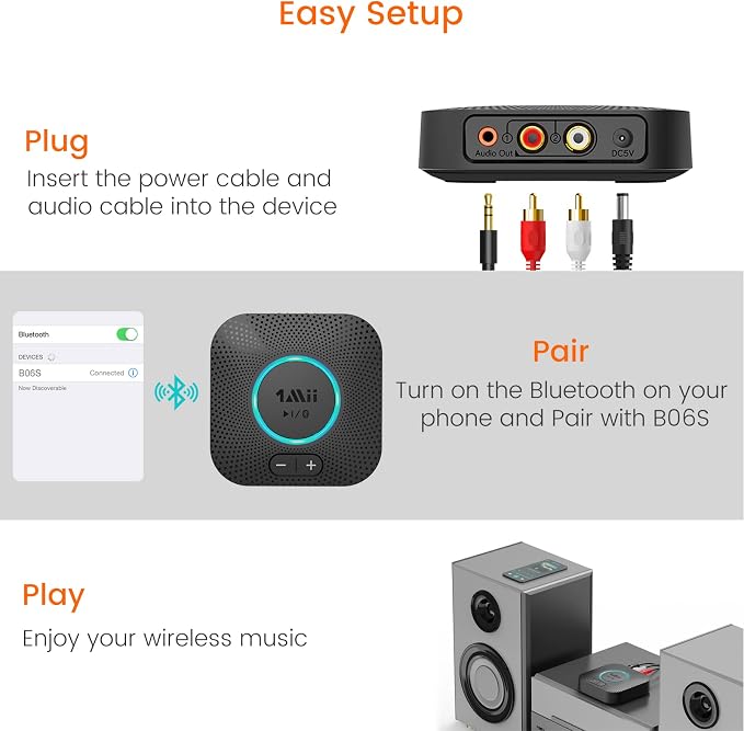 1Mii B06S Bluetooth 5.2 Receiver - Image 6