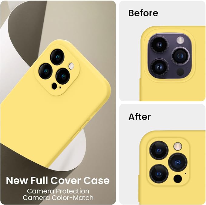 FireNova for iPhone 14 Pro Case, Silicone Upgraded Phone Case with, Soft - Image 3