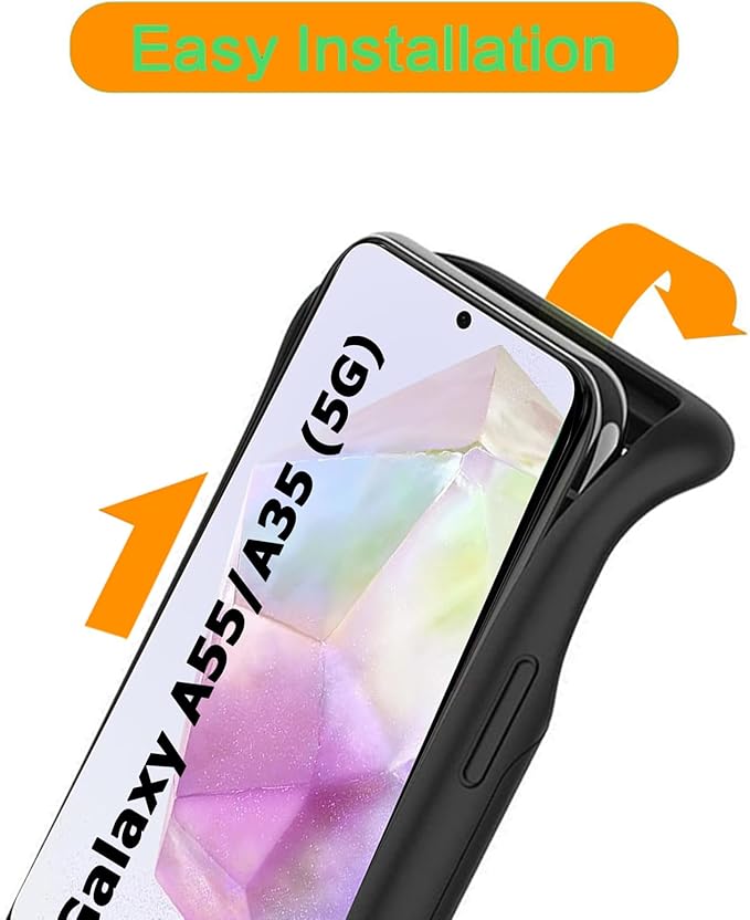 Battery Case for Galaxy A55/A35, Enhanced 12000mAh Portable Protective Smart - Image 5