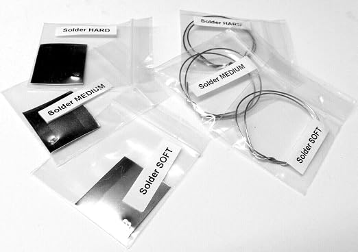Silver Solder for Jewelry Making Assortment Pack Wire and Sheets Soft, Medium - Image 2