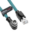 Alvin's Cables M12 X-Code 8 Pin Male to RJ45 Ethernet Cable by AlvinsCables