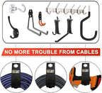 22PCS Heavy Duty Storage Straps Garage Organization Tool Organizers and Storage - Image 3