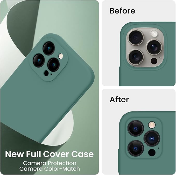 FireNova Designed for iPhone 15 Pro Case, Silicone Upgraded Phone Case with - Image 3