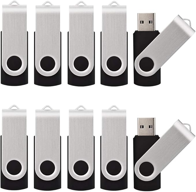 64GB USB Flah Drives 10 Pack 64GB USB 2.0 USB Drive 64GB Flash Drive Pack 64GB by KALSAN