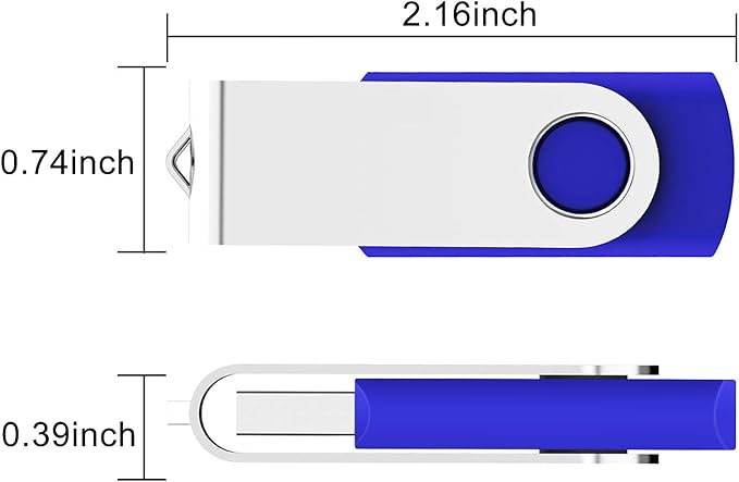 KEXIN Flash Drive 8GB 100 Pack USB Flash Drive 8 GB Thumb Drive USB Drive Bulk - Image 8
