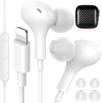 iMangoo for Apple MFi-Certified Headphones for Lightning Wired Earbuds Magnetic by iMangoo