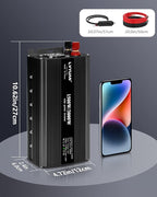 LVYUAN 1500W Inverter Car Power Inverter 12V to 110V - Image 6