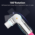 USB C to USB C Cable 10ft 240W 2-Pack USB 2.0, Type C Charging Cable - Image 2