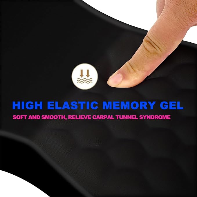 Mouse Pad Wrist Support, Ergonomic Mouse Pad - Image 3