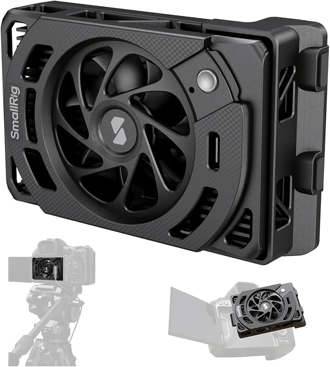 SMALLRIG R50 V / R6 II/ R5C / R50 / PowerShot V1 Camera External Cooling System by SmallRig