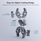 SMALLRIG Double Clamp Mount, Umbrella Clamp, Super Clamp Arm, - Image 7