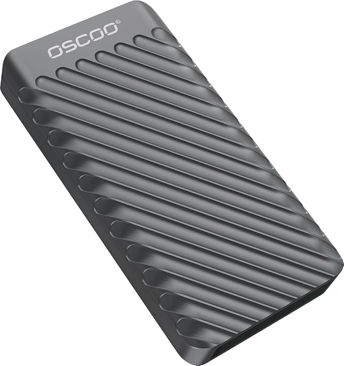 4TB Portable SSD, USB 3.2 Gen 2x2 External Solid State Drive, Dual USB-C&A by OSCOO