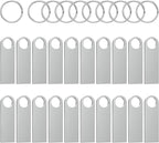 ABLAZE 8GB Flash Drive 20 Pack, Metal USB 2.0 Thumb Drives by ABLAZEGlobal