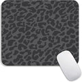 Square Mouse Pad Black Leopard, Personalized Premium-Textured Custom Mouse Mat by Armanza