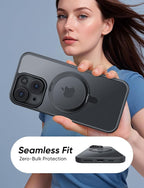 MAGIC JOHN for iPhone 15 Case 360° Rotatable Magnetic Invisible Stand, Fit for - Image 7