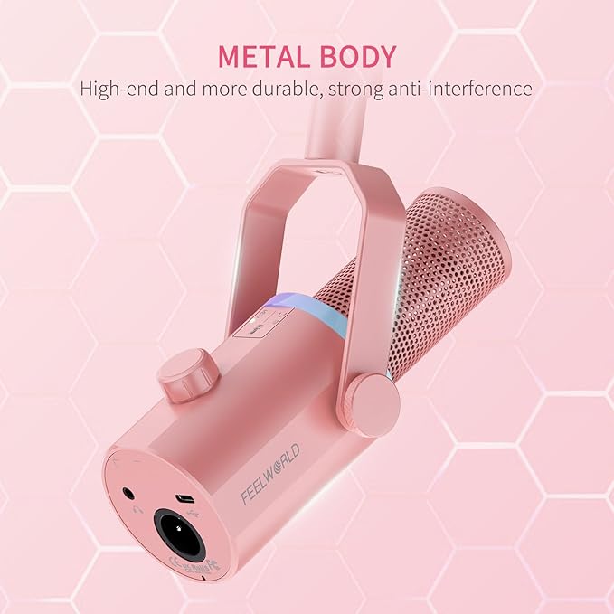 FEELWORLD PM1 XLR USB Dynamic Microphone Gifts - Image 7